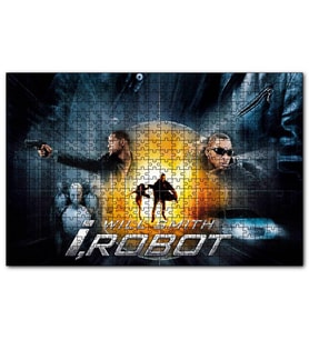 Cakapuzzle I, Robot Görsel  Puzzle Yapboz MDF (Ahşap) (120 Parça)