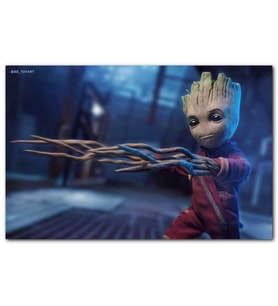 Cakatablo Sevimli Bebek Groot MDF Tablo