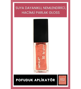 3D Lip Gloss Dudak Parlatıcı No:102
