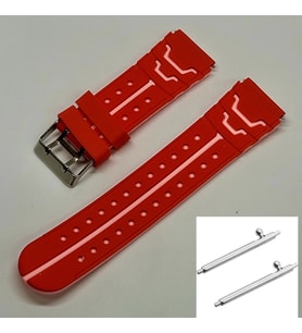 SMART KİDS AKILLI SAAT KORDONU UYUMLU SİLİKON KIRMIZI RENK - 20 MM