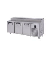 Iceinox Make Up Buzdolabı 515 Lt 3 Kapılı Kısa (Gri)