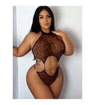 Zincir Ayrıntılı Halter Yaka Leopar Body