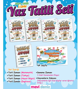 Mavi Deniz Yayınları 2. Sınıf Yaz Tatil Seti
