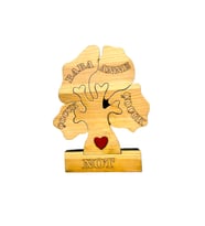 Kişiye Özel Ahşap Ağaç Puzzle