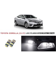 ERLİGHT Toyota Corolla (2013-2017) LED Plaka Aydınlatma Ampul Seti  Beyaz