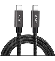 Force 100W Type-C to Type-C USB 3.1 Gen2 10 Gbps 4k@60hz Hızlı Şarj Data ve Görüntü Aktarım Kablosu Örgülü GN (3 Metre)