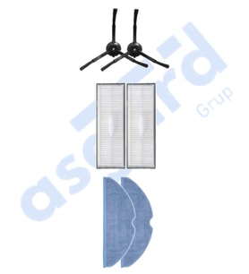 ROBOROCK S8 , S8+ ,S8 PRO-PRO ULTRA UYUMLU 2 Yan Fırça 2 Filtre 2 Mop PKT-iasgf0000755