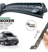 Peugeot Boxer Ön Cam Muz Silecek Takımı (2006 ve Üzeri) (Siyah)