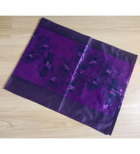 MOR ÇİÇEKLİ RUNNER MASA ÖRTÜSÜ 47x120cm