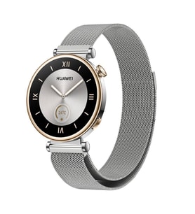 Huawei Watch GT 4 41mm Uyumlu 18mm Kordon Hasır Metal Mıknatıslı Örgü Zore KRD-01 Kayış