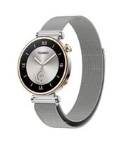 Huawei Watch GT 4 41mm Uyumlu 18mm Kordon Hasır Metal Mıknatıslı Örgü Zore KRD-01 Kayış