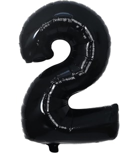 Balon Siyah 2 Rakamı 34 İnç 80 cm