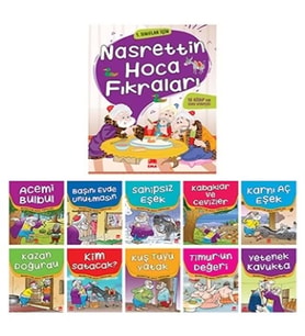 Nasrettin Hoca Fıkraları (10 Kitap+Soru Kitapçığı)