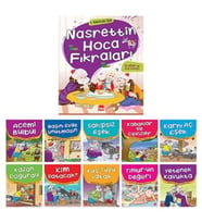 Nasrettin Hoca Fıkraları (10 Kitap+Soru Kitapçığı)