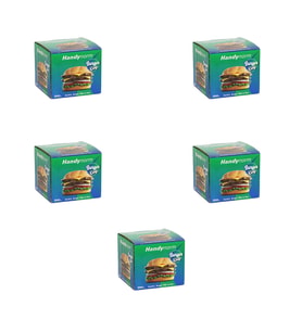 Handynorm Hamburger Burger Pide Tost Sandviç Kılıfı Poşeti - 12.5x12.5 Cm. - 2000 Adetlik 5 Kutu