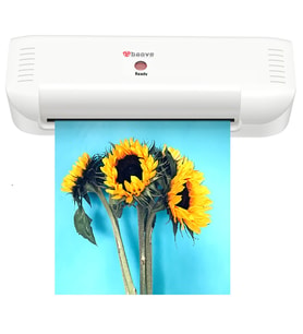 Baove OCW140 A4 Laminasyon Makinesi, Laminasyon Pvc Filmi Kaplama Makinesi + 10 Pvc Filmi