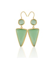Kadir Jewellery 22 Ayar Altın Kaplama Kadın Sallantılı Küpe -El İşçiliği Ve Hipoalerjenik Küpe