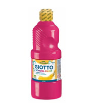 Giotto School Paint 500Ml Koyu Pembe Guaj Boya 535310
