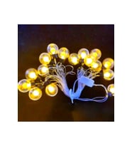 3 MT 220V FİŞLİ 8 FONKSİYONLU GÜN IŞIĞI TOP 20 AMPUL LED