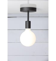 RİOLİGHT RETRO TAVAN-DUVAR E27 TEKLİ ARMATÜR (Siyah)