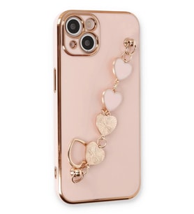 iPhone 14 Kılıf Esila Silikon - Pudra