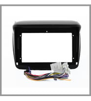 MITSUBISHI L200 2007-2014 UYUMLU 9 INC SİYAH ANDROID MULTİMEDYA ÇERÇEVESİ-SOKET