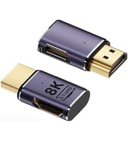 ALLY HDMI To HDMI 8K 2.1UHD Mıknatıs Başlıklı Çevirici Otg Adaptör (Füme)