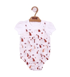 KD43143 Unicorn Tema Desenli Gömlek Body  1-3/3-6/6-9/9-12 AY