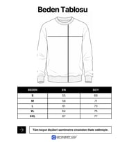 Ghassy Co. Erkek Bisiklet Yaka Spor Sweatshirt Basic Günlük Rahat Pamuklu Uzun Kollu Sweat