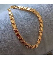 Altın kaplama Kadın Halep Arpa Zincir Bileklik