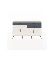 Arges Konsol 2 Raflı 3 Çekmeceli 4 Kapaklı 176x30x99 Aytaşı-Aytaşı/Antrasit