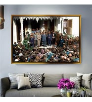 Altın Çerçeveli dekoratif tablo a950 (Gold)