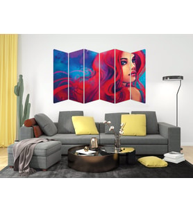 DENİZ KIZI MDF TABLO-1721 MODEL-B