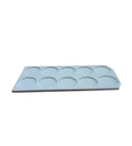 Epoksi  Silikon Kalıp Tırtıklı Kenar Magnet Kalıbı 5.8 CM 10 lu