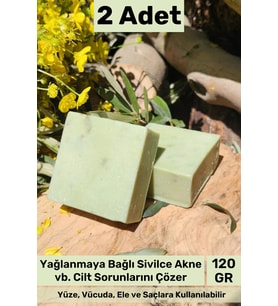 #bitkiselsabun Doğal Güzel Kokulu El Yüz Saç Vücut Orijinal Bitkisel Çay Ağacı Sabunu 120g - 2 Adet