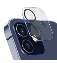 Binano iPhone 12 3D Pro Kamera Koruyucu Koyu Yeşil