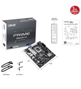 ASUS PRIME B860M-K DDR5 HDMI DP PCIE 5.0 1851p mATX