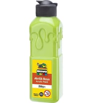 Açık Yeşil Akrilik Boya 250 gr 1 Adet Su Bazlı Akrilik Boyası Hobi Sanatsal Boy Tuval Ahşap Metal