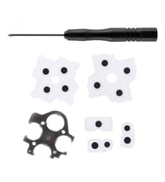 Playstation 5 İç Lastik Tamir Seti Silikon Pad Tornavida Set PS5 V2 Model Kol Yedek Parça (Beyaz)