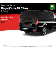 Mercedes Vito Uyumlu W447 Krom Bagaj Camı Alt Çıtası 2014 Üzeri
