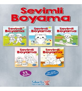 Sevimli Boyama 5 Çeşit 25’li Paket