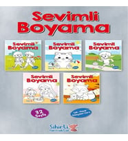 Sevimli Boyama 5 Çeşit 25’li Paket