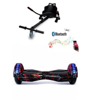 CityMate Smart Balance Elektrikli Kaykay Hoverboard 8.5inch + Hoverkart Set Akıllı Denge Ledli Bluetooth D15