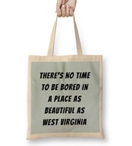 West Virginia Quote Bez Çanta Uzun Saplı
