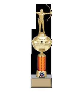 ODAK KUPA - Figürlü Kupalar - Okçu Figürlü Kupalar FG-055 C - 41 cm