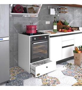 Kenzlife ankastre modülü kabini lityum byz fırın ocak dolabı çekmeceli (Karışık)