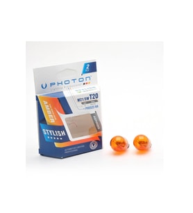 T20 21/5w 12v Uyumlu Çift Devre Naturel Amber Turuncu Ph5523 Na
