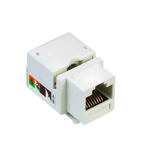MN90D Cat6 UTP RJ45 90° Keystone Jack 8P8C Şase Ethernet Ağ Prizi Modülü 250 MHz-6 Adet