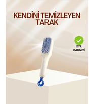 Pratik Mekanizmalı Saç Tarağı – Kendi Kendini Temizler, Taşınabilir