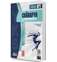 AYT Coğrafya 45 x 6 Denemeleri Hız ve Renk Yayınları